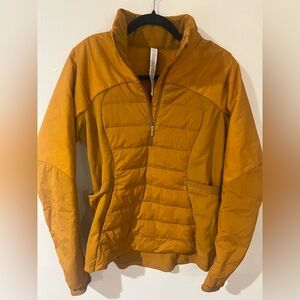 lululemon athletica Women's Mustard Puffer Jacket